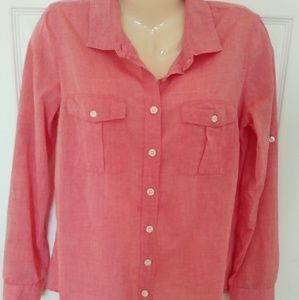 J CREW long sleeved button down shirt